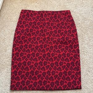 NEW | Talbots | Leopard Midi Skirt